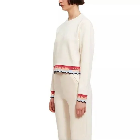 Opening Ceremony Cropped Sweatshirt, L - Picture 2 of 8